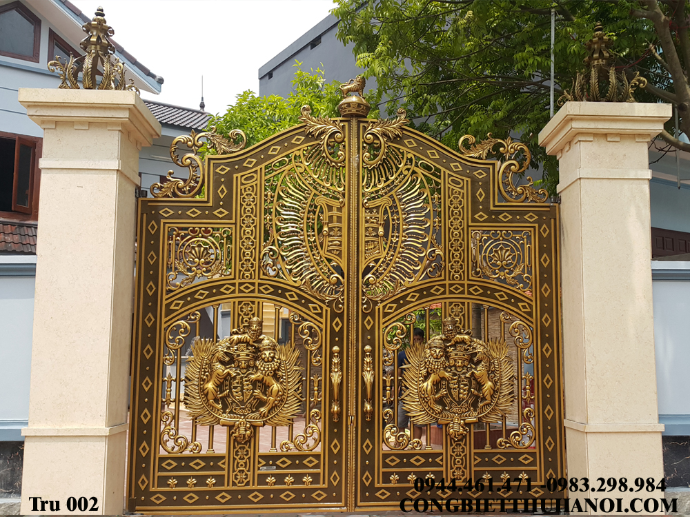 Trụ cổng đẹp cho nhà biệt thự